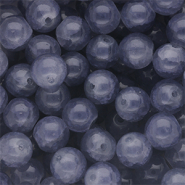 Abalorios de vidrio 8 mm Azul denim
