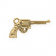 Colgantes Acero Inox rev&oacute;lver Dorado