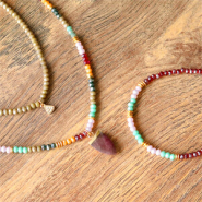 Set de inspiraciones Artículos de moda con nuevas abalorios facetados