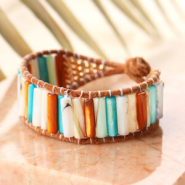 Set de inspiraciones Así es cómo se hace la joyería más chula con los abalorios conchas tubo