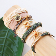 Set de inspiraciones Pulseras de tendencia con cinta elástica Ibiza