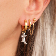 Set de inspiraciones Elegante joyería de acero inoxidable en dorado y plateado