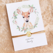 Set de inspiraciones Set de regalo 5: Pulsera de satén con una entrepieza de acero inoxidable