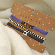 Set de inspiraciones DIY: Crea pulseras con cinta elástica cosida 