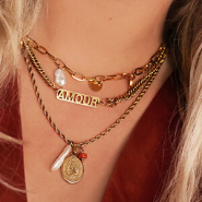 Set de inspiraciones Ideas de bisutería con pulseras y collares de eslabón