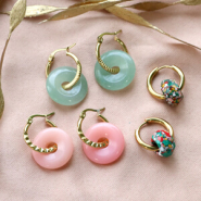 Set de inspiraciones Déjate inspirar y crea preciosa bisutería con colgantes y abalorios de piedras naturales       