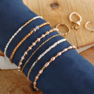 Set de inspiraciones Inspiración para crear joyas de estilo minimalista con perlas de agua dulce