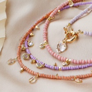 Set de inspiraciones Ideas para crear una preciosa colección de collares con abalorios rocalla de cristal