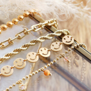 Set de inspiraciones Creación de pulseras con cadenas metálicas DQ