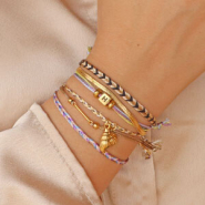 Set de inspiraciones Ideas creativas para pulseras con hilo macramé