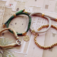 Set de inspiraciones Diseño de pulseras de moda con cinta elástica de Ibiza