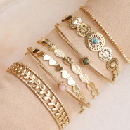 Set de inspiraciones Elegantes pulsera de acero inoxidable