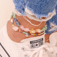 Set de inspiraciones Inspiración en bisutería con abalorios de piedra natural en bruto