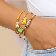 Set de inspiraciones Manos a la obra con colgantes y abalorios metálicos TQ de latón