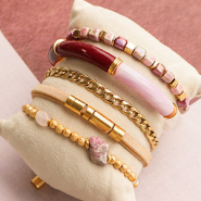 Set de inspiraciones Ponte en marcha con los abalorios metálicos DQ en diferentes formas