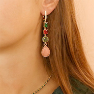 Set de inspiraciones Ideas en bisutería con colgantes y entrepiezas de cristal