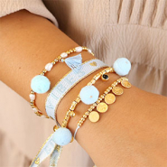 Set de inspiraciones Trucos para incorporar los colgantes pompón a la bisutería veraniega  