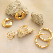 Set de inspiraciones Trucos para llevar los pendientes de acero inoxidable