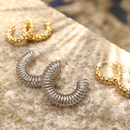 Nuevo  ¡Novedad! Pendientes de acero inoxidable