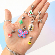 Nuevo  Perlas acrílicas de imitación pintadas a mano