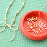 Nuevo  ¡Guau! Nueva serie única de lazos de perlas