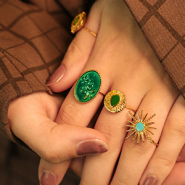 Nuevo  ¡Wow! Preciosos anillos de acero inox con esmalte 