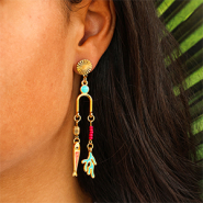 Nuevo  Colgantes metálicos DQ con esmalte