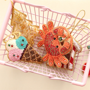 Nuevo  Alegres colgantes trendy navideños