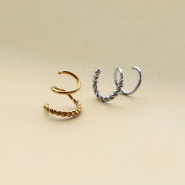 Nuevo  BY31® Pendientes espiral y earcuffs con anilla