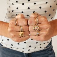 Nuevo  ¡NUEVO! Anillos y colgantes de acero inox