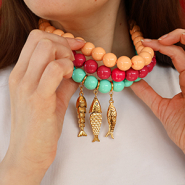 Nuevo Collares BY31® de abalorios acrílicos