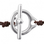 Abalorios metálicos DQ plata vieja Fornituras metálicas DQ plata vieja