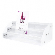 Expositor de joyer&iacute;a 3-niveles transparente