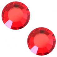 Swarovski Elements SS30 base plana (6.4mm) Light siam red