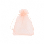 Bolso de organza 7x9cm Salmón durazno
