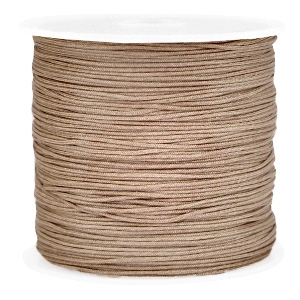 Hilo macram&eacute; 0.8mm marr&oacute;n claro