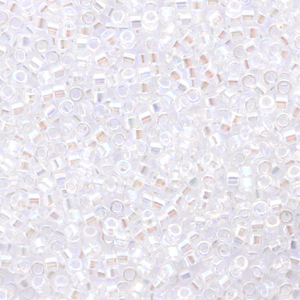 Abalorios Miyuki delica's 11/0 Transparent AB crystal DB-51