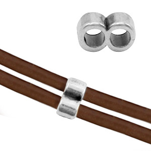 Fornituras met&aacute;licas DQ "8" Plata vieja (sin n&iacute;quel)