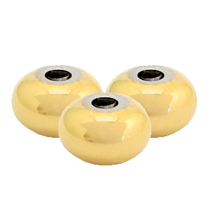 Abalorios Acero Inox 8mm Dorado