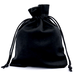 Bolso de terciopelo Negro