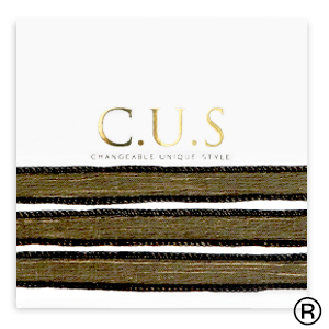 C.U.S&reg; cinta de joyer&iacute;a Negro brillante