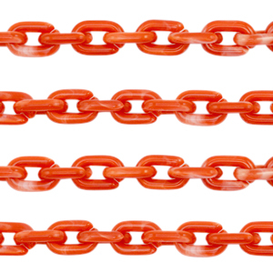 Cadena acr&iacute;lico 15mm Rojo