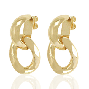 Metal TQ lat&oacute;n pendiente Dorado