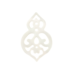 Colgantes concha especial bohemios Blanco (color natural)