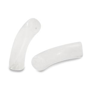 Abalorios acr&iacute;licos tubo Transparente