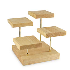 Expositor de joyer&iacute;a para diversos tipos joyas Natural-dorado