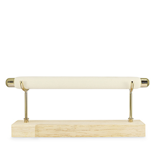 Expositor de joyer&iacute;a para anillos Natural-dorado