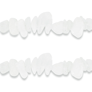 Abalorios chips Cuarzo Cristal transparente 