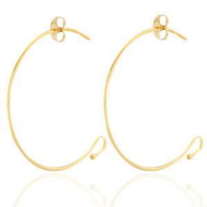 Pendientes Acero Inox Dorado