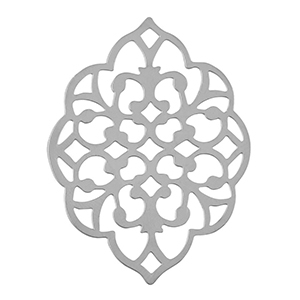 Colgantes Acero Inox bohemios Plateado